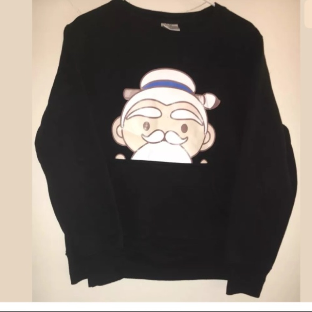 Hello kongzi Pullover sweater Sz Medium